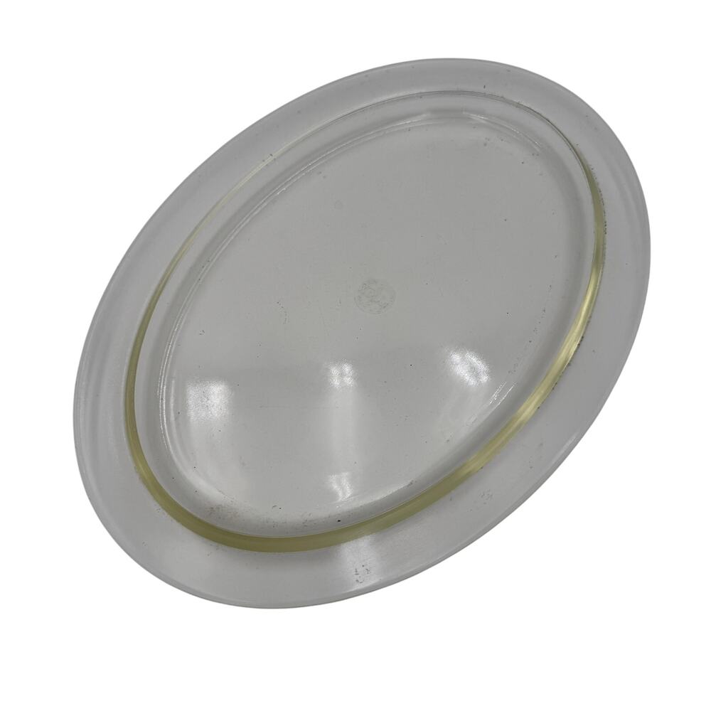 PYREX Platter 1940’s Glass Yellow Tint 10 3/4” X 15” OVAL Utility 316